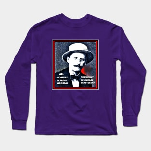 JAMES JOYCE DAYS OF THE WEEK Long Sleeve T-Shirt